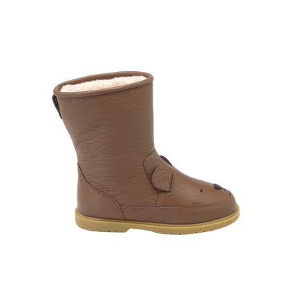 Wadudu Classic Boots | Kinderlaarzen | Bear | Cognac Leather