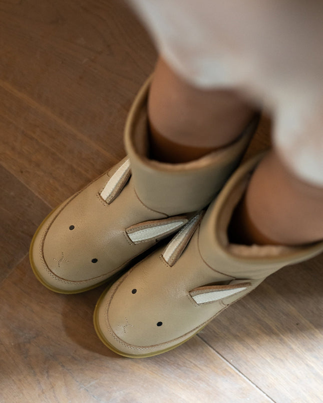 Wadudu Classic Boots | Kinderlaarzen | Bunny | Taupe Leather