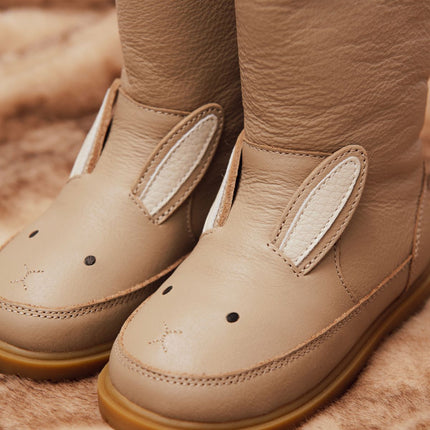 Wadudu Classic Boots | Kinderlaarzen | Bunny | Taupe Leather
