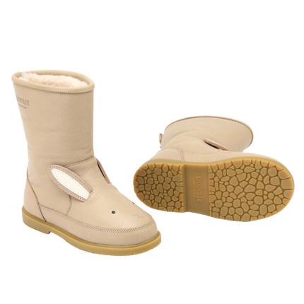 Wadudu Classic Boots | Kinderlaarzen | Bunny | Taupe Leather