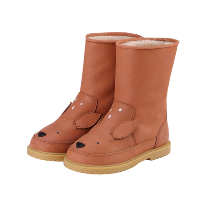 Wadudu Classic Boots | Kinderlaarzen | Deer | Walnut Leather