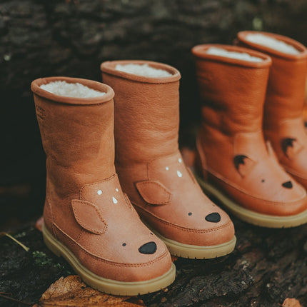 Wadudu Classic Boots | Kinderlaarzen | Deer | Walnut Leather