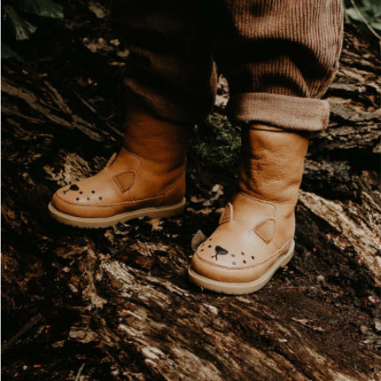 Wadudu Classic Boots Lion Caramel Leather | Kinderlaarzen