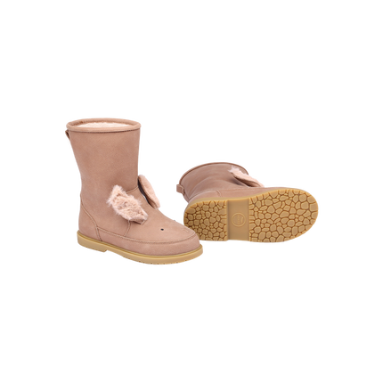 Wadudu Exclusive Boots | Fluffy Bunny | Hazelnut Leather
