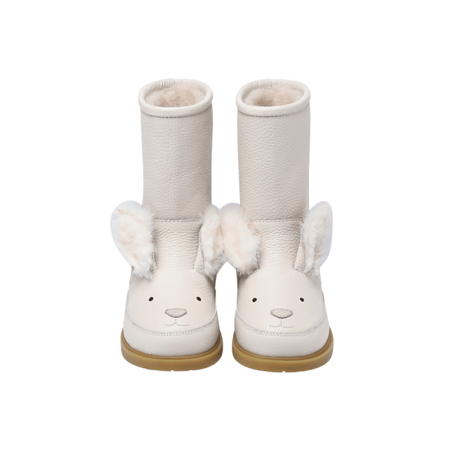 Wadudu Exclusive Boots | Kinderlaarzen | Rabbit | Off White Leather