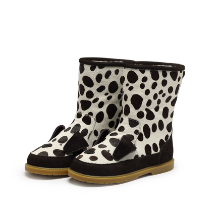 Wadudu Exclusive Boots | Kinderlaarzen | Dalmatian | Spotted Cow Hair