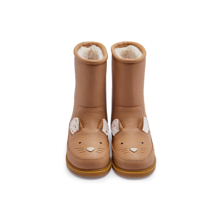 Wadudu Exclusive Boots | Kinderlaarzen | Mouse | Beige Leather