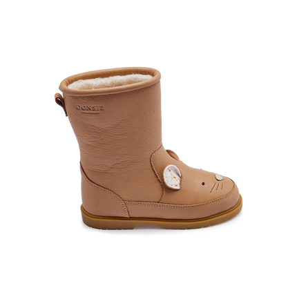 Wadudu Exclusive Boots | Kinderlaarzen | Mouse | Beige Leather