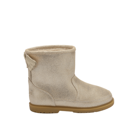 Angela Boots | Wings | Silver Metallic Leather