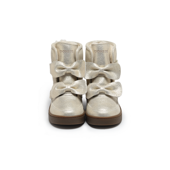 Isa Exclusive Boots | Kinderlaarzen | Silver Metallic Leather