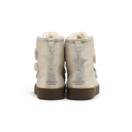 Isa Exclusive Boots | Kinderlaarzen | Silver Metallic Leather