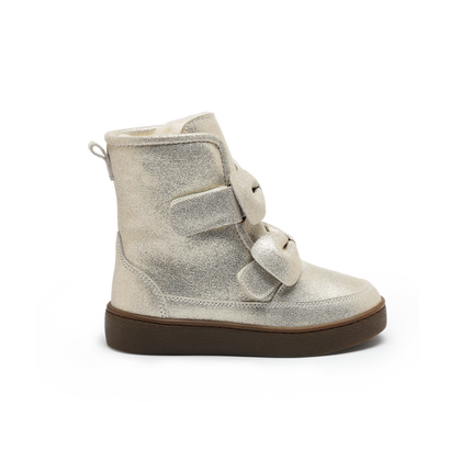 Isa Exclusive Boots | Kinderlaarzen | Silver Metallic Leather