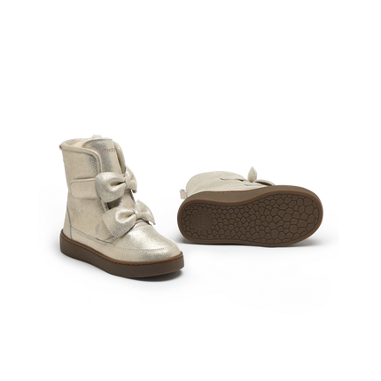 Isa Exclusive Boots | Kinderlaarzen | Silver Metallic Leather