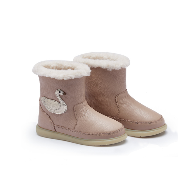Trene Boots | Kinderlaarzen | Swan | Light Rose Leather