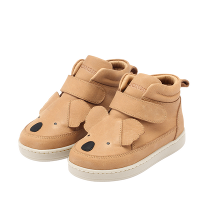 Mika Sneakers Koala Truffle Leather | Kindersneakers
