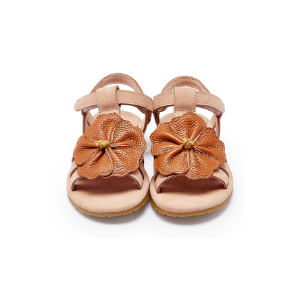 Iles Fields Sandals | Kindersandalen | Hibiscus | Coral Betting Leather