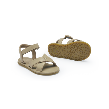 Otis Sandals | Kindersandalen | Taupe Leather