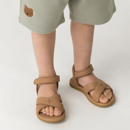Otis Sandals | Beige Leather