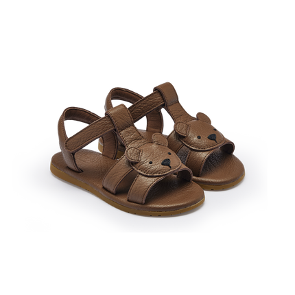 Dhalo Sandals | Bear | Cognac Leather