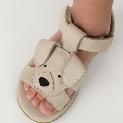 Dhalo Sandals | Kindersandalen | Golden Retriever | Ivory Leather