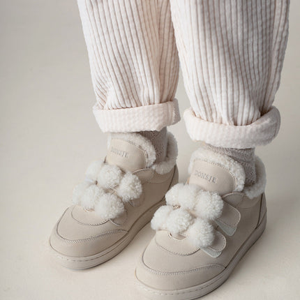 Hanzell Sneakers | Cream Leather