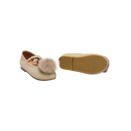 Izebella Ballerinas Ivory Sheep Leather | Kinderschoenen