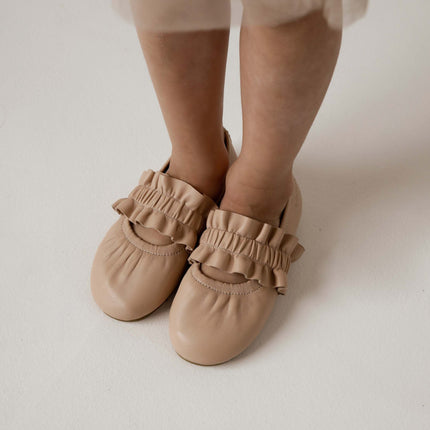 Iffie Ballerinas | Light Rose Sheep Leather