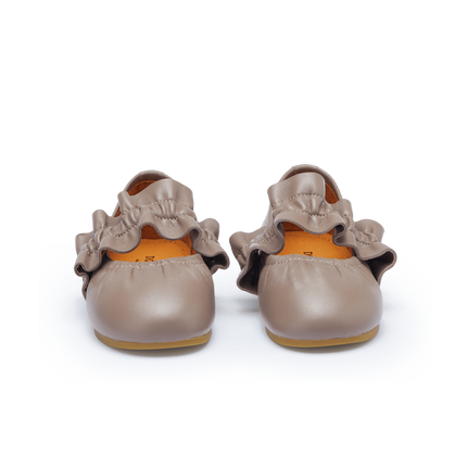 Iffie Ballerinas | Dark Lavender Sheep Leather