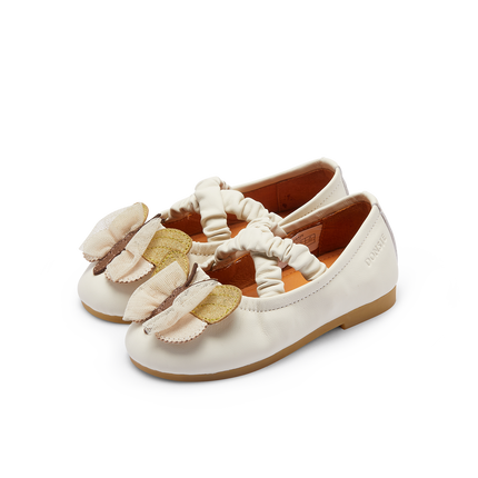 Mileni Ballerinas | Kinderschoenen | Cream Sheep Leather