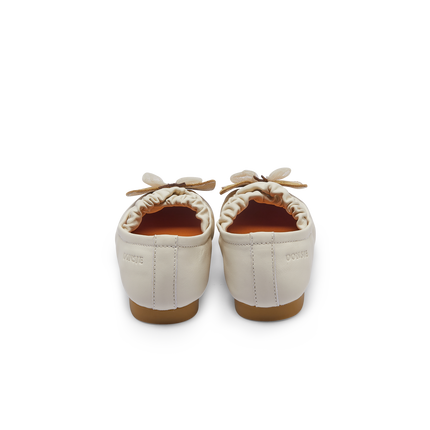 Mileni Ballerinas | Kinderschoenen | Cream Sheep Leather