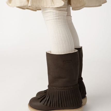 Daffy Boots | Kinderlaarzen | Dark Brown Leather