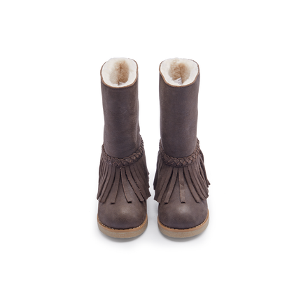 Daffy Boots | Kinderlaarzen | Dark Brown Leather