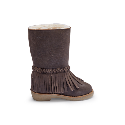 Daffy Boots | Kinderlaarzen | Dark Brown Leather