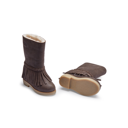 Daffy Boots | Kinderlaarzen | Dark Brown Leather