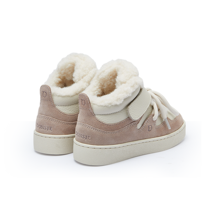 Sicco Sneakers | Kindersneakers | Lavender Brown Suede