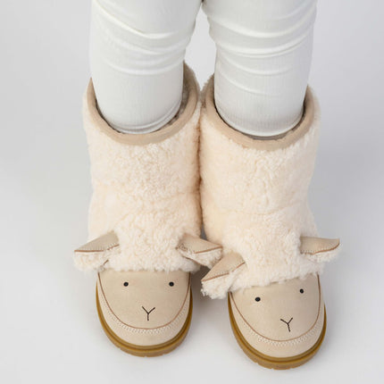 Wadou Boots | Lammy | Off White Curly Sheep Wool