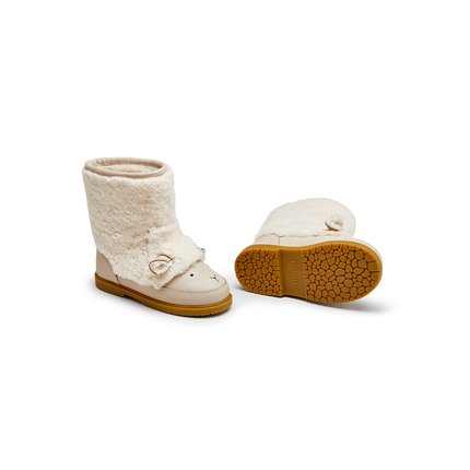 Wadou Boots | Lammy | Off White Curly Sheep Wool