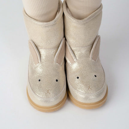 Xelly Boots | Kinderlaarzen | Bunny | Silver Metallic Leather