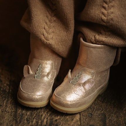 Xelly Boots | Kinderlaarzen | Unicorn | Powder Metallic Leather