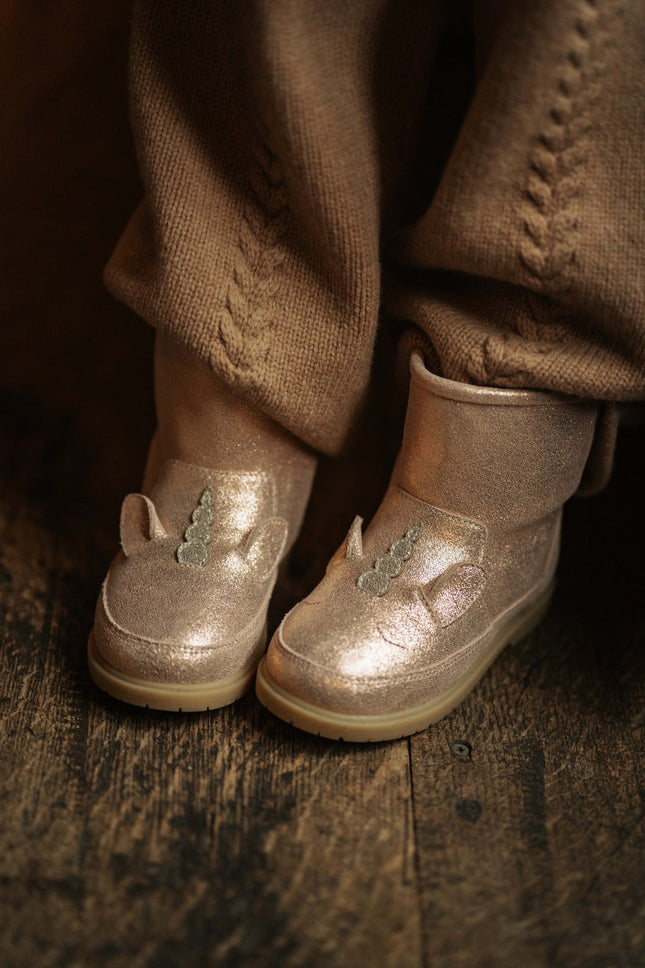 Xelly Boots | Kinderlaarzen | Unicorn | Powder Metallic Leather