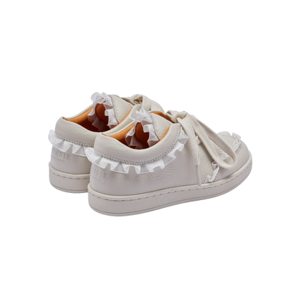 Lisel Sneakers | Kindersneakers | Off White Leather