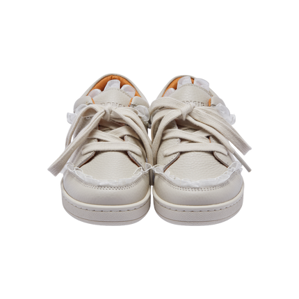 Lisel Sneakers | Kindersneakers | Off White Leather