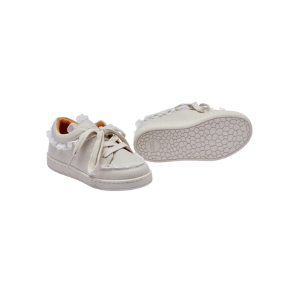 Lisel Sneakers | Kindersneakers | Off White Leather