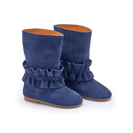 Charlodi Boots | Kinderlaarzen | Blue Marine Suede