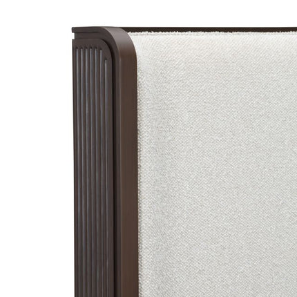 Michael Amini West Kensington Bed - Buff/Medium Espresso
