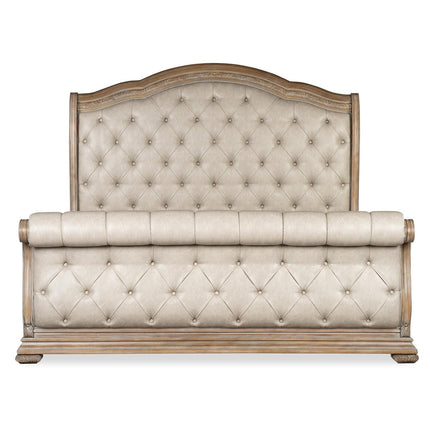 Magnussen Home Marisol Fawn Upholstered Sleigh Bed