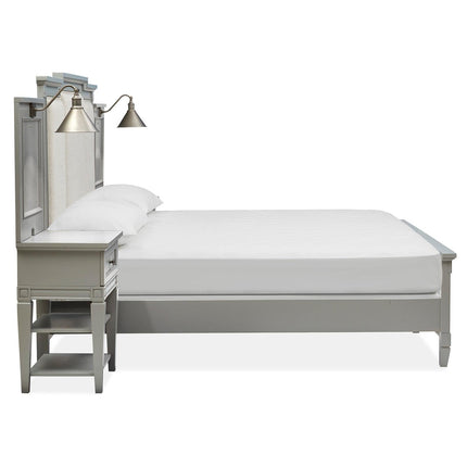 Magnussen Home Glenbrook Pebble Upholstered Wall Bed