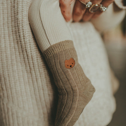Bell Socks | Kindersokken | Bear | Dusty Green