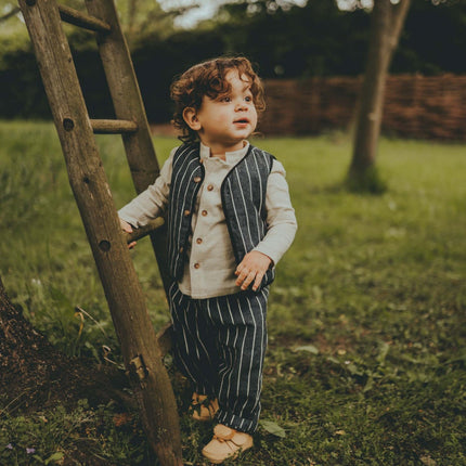 Ririo Gilet | Night Blue Melange