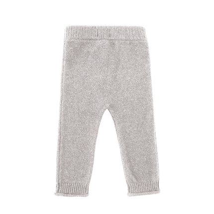 Trig Merino Wool Trousers | Soft Grey Melange